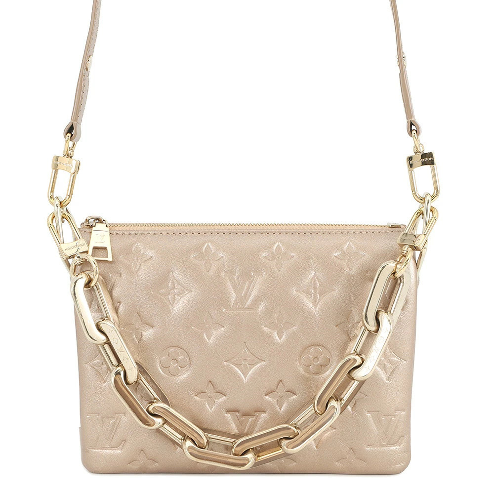 Louis Vuitton Monogram Coussin Shoulder Bag Brown